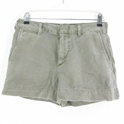 POLO RALPH LAUREN Shorts Bermuda Khaki Oliv Gr. 2 36 (D32)