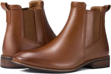 Rollda Mens Chelsea Boots Casual Ankle Dress Elastic Slip on... 