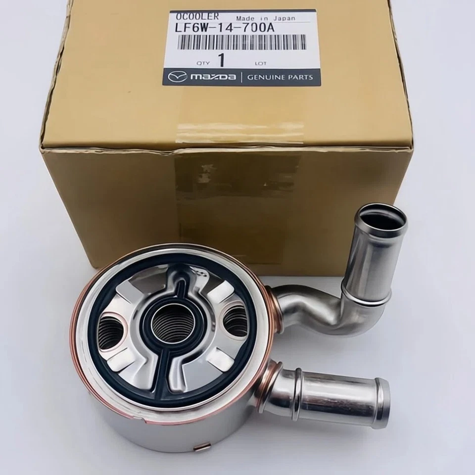 Kit de enfriador de aceite actualizado OEM MAZDA 3 5 6 CX-7 LF6W-14-700A hardware genuino nuevo Foto 2 de 4