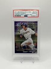 2017 Bowman Chrome Mega Box Mauricio Dubon Purple Refractor /250