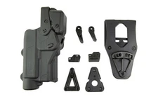 Rapid Force Level 3 Duty Holster Right Hand Black Fits Glock 19 With Large Light
