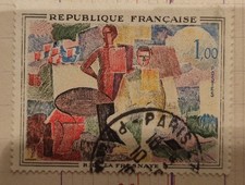 BW596 oblitéré charnière circa 1961 YT 1322