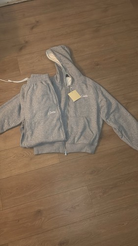 Corteiz HMP Thermal Zip Hoodie ‘Heather Grey’