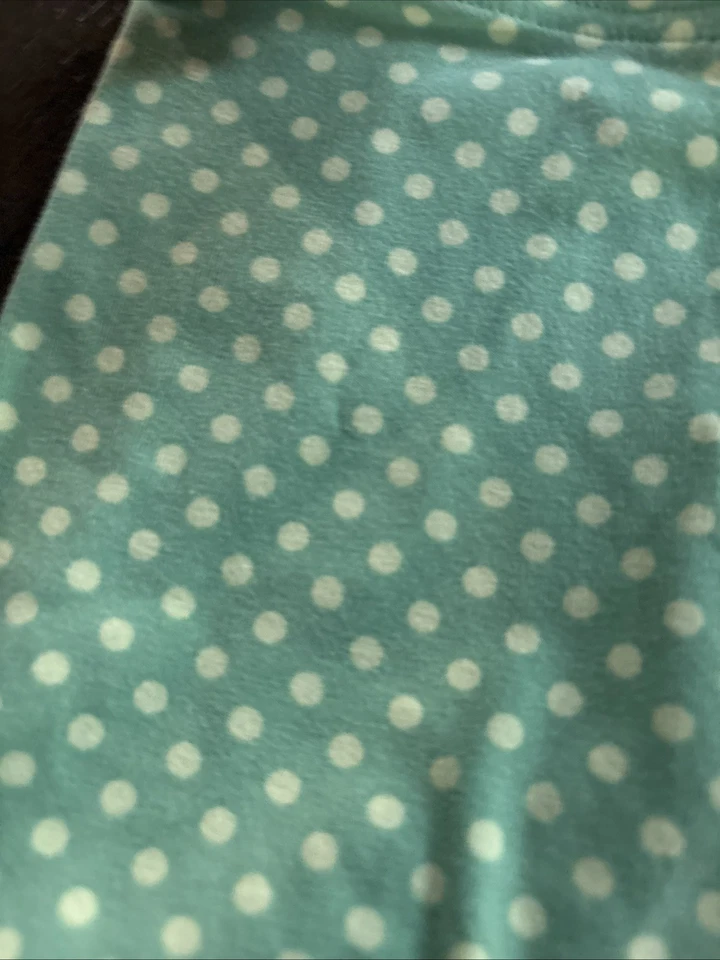 Matilda Jane Girls Size 4 Shorties Shorts Green Polka Dot EUC - Image 4 of 4