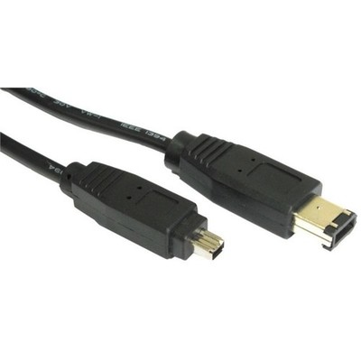 Firewire 6 Pin auf 4 Pin Stecker auf Stecker Kabel 2 Meter