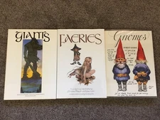 Vintage Illustrated Children’s Book Set – Gnomes, Giants, Faeries – Abrams
