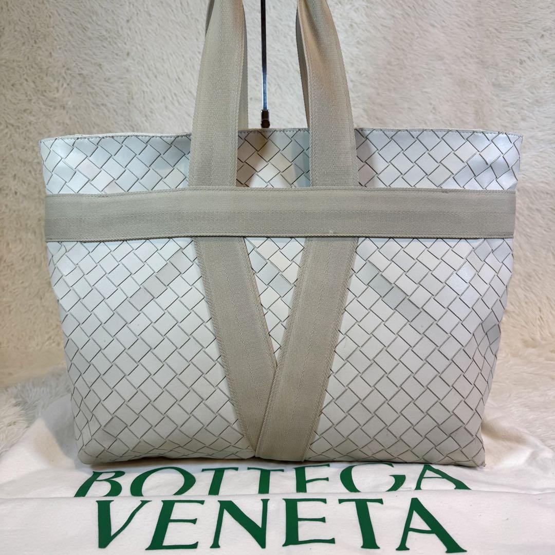 Bottega Veneta Scorpeto Intrecciato Large Leather Tote Bag
