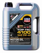 5 LiTer TOP TEC 4100 SAE 5W-40 Engine Motor Oil For AUDI BMW MERCEDES PORSCHE VW