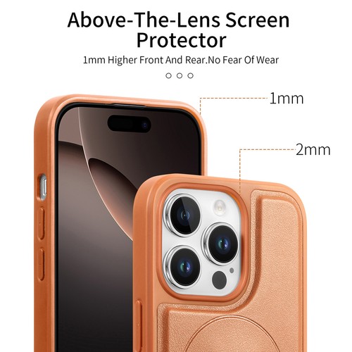 For iPhone 16 Pro Max 15 14 13 12 Phone Cover Magnetic Wrist Strap Trendy Case - Picture 7 of 14