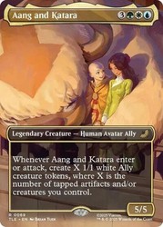Aang and Katara (Borderless) Foil #69 Avatar: The Last Airbender: Eternal-Legal