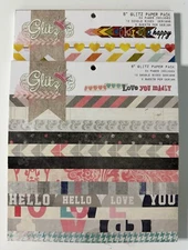Glitz 8 x 8 Paper Pad Variations Available-You Choose