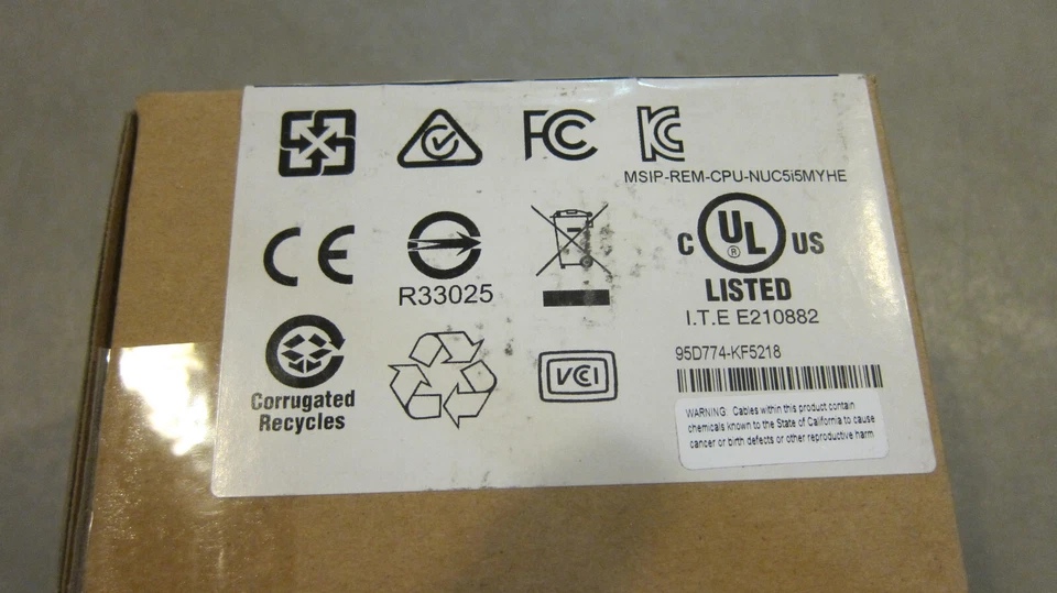 Intel NUC Kit NUC5i5MYHE - UPC # 735858288583 - NEW - FREE SHIPPING - Image 3 of 3