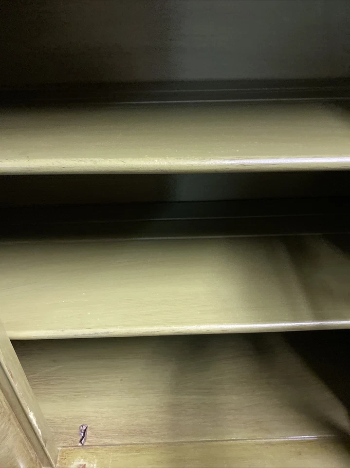 Gabinete Kroehler verde vintage años 50 60 mediados de siglo moderno *Ver descripción Foto 3 de 4