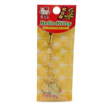 Sanrio Hello Kitty NAGOYA ENAMAL CHARM KEYCHAIN 1" Mini Figure Japan 2003