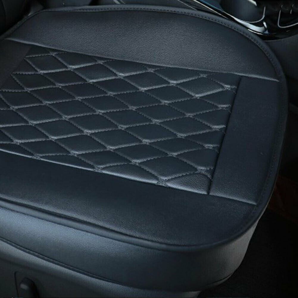 2pc Full Surround Front Seat Cover Leather Chair Cushion Protector Universal fit eBay