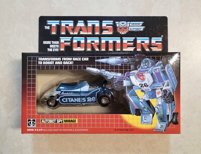 TRANSFORMERS G1 MIRAGE US SELLER MISB RARE! AUTOBOT CAR TOY ROBOT