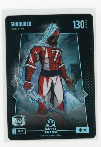 2024 Bo Jackson Battle Arena Battlefoil Ice -Shrouded -CJ Stroud BF-29 ROOKIE