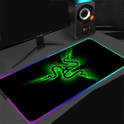 Large RGB Gaming Mouse Pad with Keyboard Desk Mat for PC Gamers-image