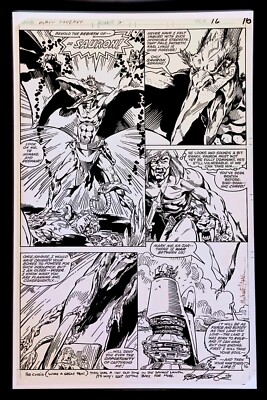 Marvel Fanfare #2 pg. 16 Michael Golden 11x17 FRAMED Original Art Poster Comic