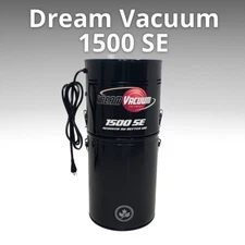 1500SE Dream Vacuum Central Vacuum System 720AW 10 Yr Warranty 7 Gal HEPA USA