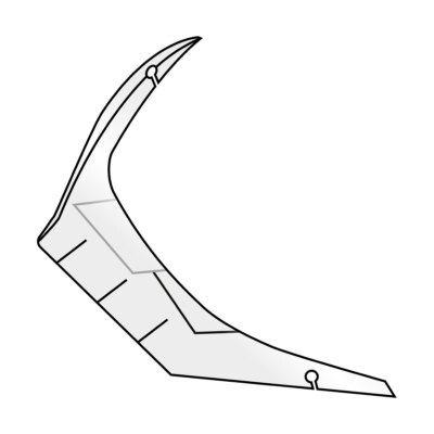 Heckspoiler Helm Airoh GP 550 S Challenge Rot Größe S
