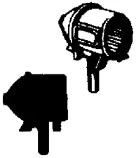 Cal Scale # 235 Steam Loco Headlight (Brass Castings)  PRR Modern Style HO MIB