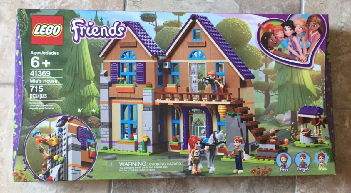 LEGO 41369 FRIENDS Mia's House Brand New In Box Hard to Find Free Shipping !!!!