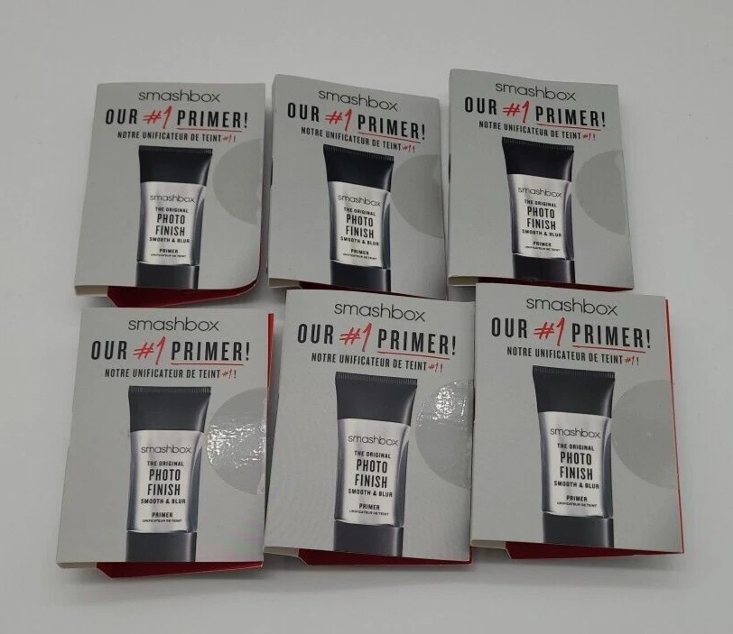 LOT of 6 Smashbox Photo Finish Smooth & Blur Primers .25oz ea = TOTAL 1.5 Ounces - Image 2 of 4