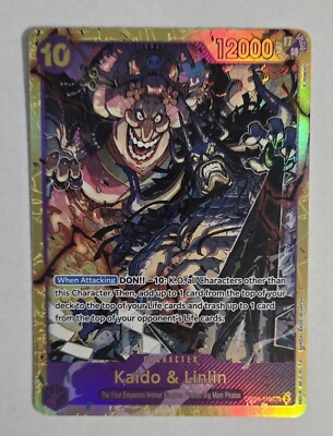 one piece card game kaido and linlin Kaido & Linlin SEC- One Piece Two Legends OP08-119