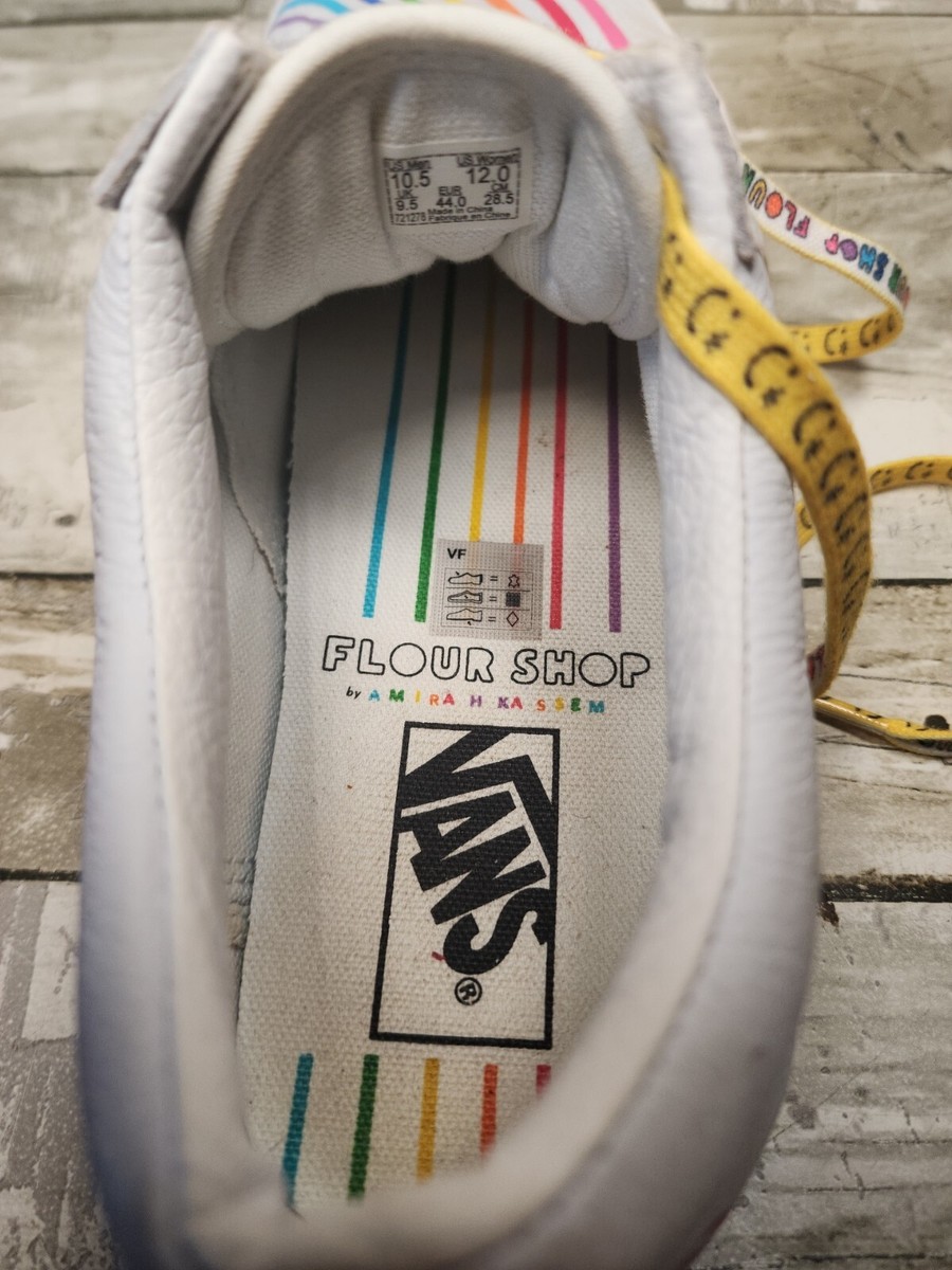 Vans Flour Shop Rainbow Old Skool Mens 10.5 / Womens 12  display picture 1