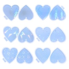 Light and Heart-shaped Mold Keychain Silicone Mold for Valentine Gift