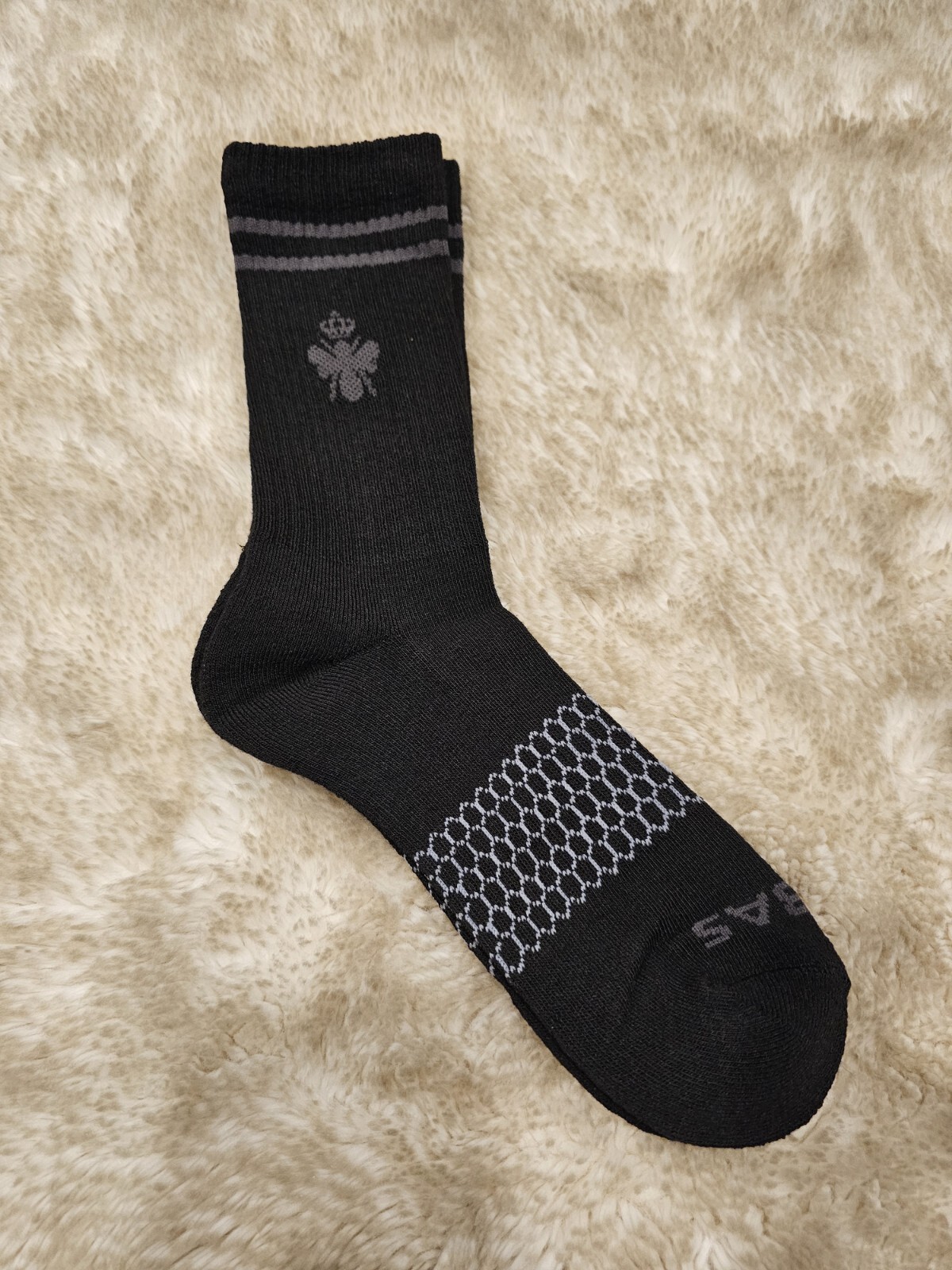 Bombas Mens Medium (610 Mens) Crew Socks Mid Calf Casual Dress Black, 6 Pairs eBay