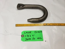 LMHE JC8598 3600 lb Steel Foundry Lifting J-Hook 1-1/4"  x 8" Reach MADE USA