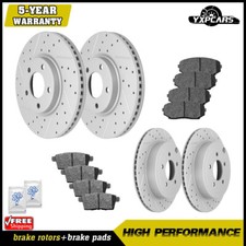 Front Rear Disc Rotors Brake Pads For 2007 2008 2009 Ford Edge Lincoln Mkx Front Rear Disc Rotors Brake Pads For 2007 2008 2009 Ford Edge Lincoln Mkx