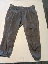 RIP IT Softball Baseball Pants Youth Girls Black Quilted Padding Size M
