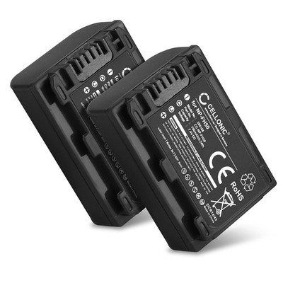 2x Akku für Sony Cyber-shot DSC-HX1 DCR-DVD305 DCR-DVD908 (700mAh) Ersatzakku