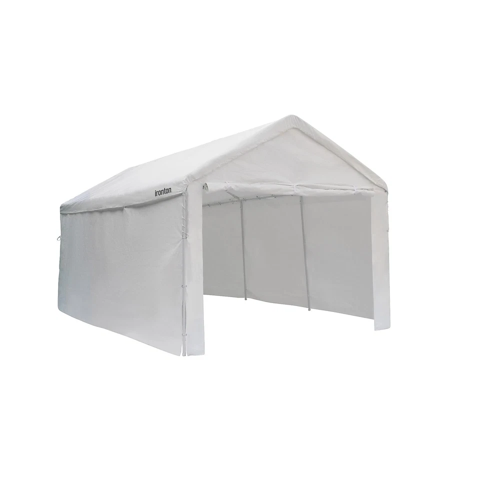 Ironton 10ft. x 20ft. Outdoor Canopy Tent Enclosure Kit, White - Image 4 of 4