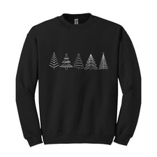 Christmas Tree Sweatshirt, Cute Christmas Hoodie, Winter Hoodie, Santa Hoodie, C