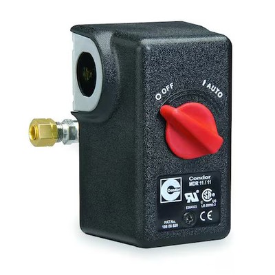 Condor Usa 11Ka2e Pressure Switch, Standard, Dpst, 1 Ports, 1/4'' Npt, 40 To 175