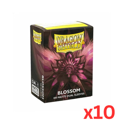 Dragon Shield Matte Blossom Sleeves Display Case - Standard Size - 10 Packs