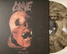 Grave - Hating Life LP 2024 Cosmic Key - CKC106WS [Milky Clear With Smoke] NEW