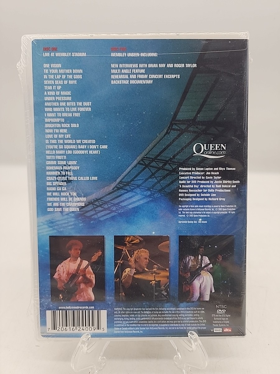 Queen - Live at Wembley 86 (DVD, 2003, 2-Disc Set) for sale online