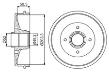 Tambour de frein Nissan NOTE