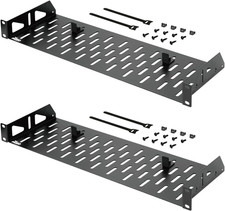 1U Rack Shelf,19 Inch Rack Shelf 6 Inch Depth,Rack Mount Shelf