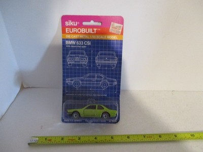 Siku Eurobulit #1035 BMW 633 CSi Green 1:55 West Germany MOC