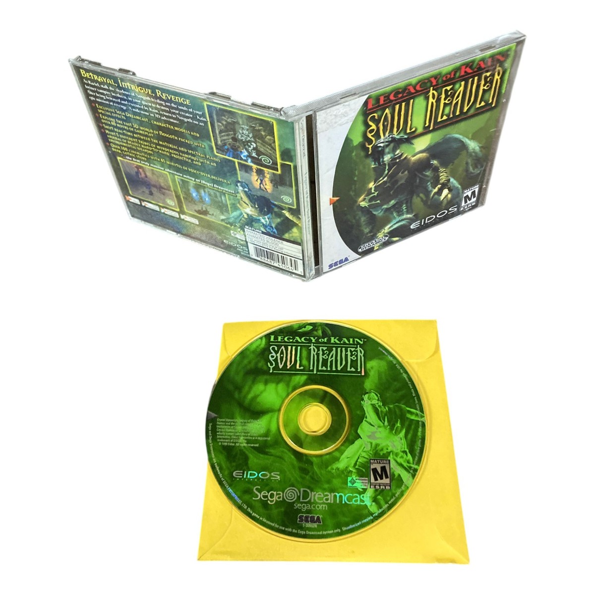 Sega Dreamcast CIB COMPLETE TESTED Legacy of Kain Soul Reaver | eBay