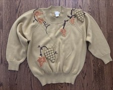 Women s Vintage 1990 s 3 Dimensional Batwing Sweater Avant Garde M L