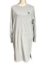 Uniqlo  UT x Verdy Anime Cartoon Cotton Gray Dress Women S Side Pockets Graphics