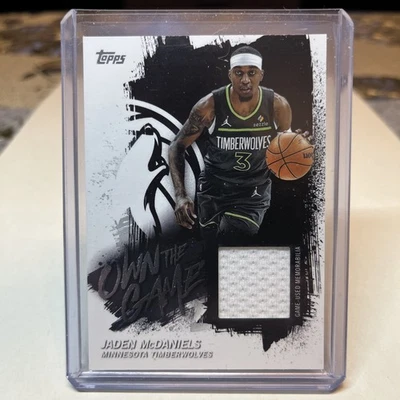 2025-26 Topps Flagship - Jaden Mcdaniels Own The Game Patch Used Relic - Bild 1 von 2