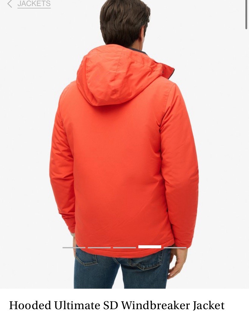 Superdry  Hooded Ultimate SD Windbreaker Jacket L RRP £100 Brought From Superdry image 5